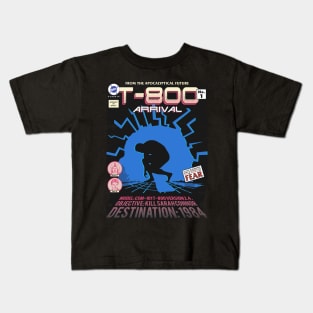 Comic style design of the T-800 from the 80's movie, Terminator Kids T-Shirt